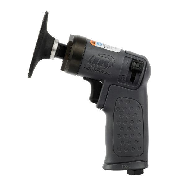 Compressed air grinder SET 3103KA Ingersoll Rand with abrasive, left side view, front with grinding wheel