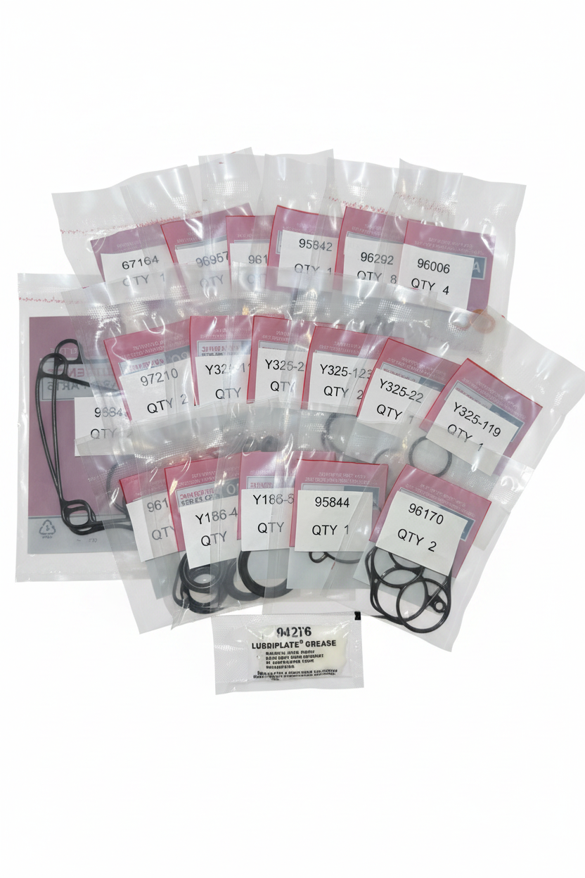 Spare Parts on a White Background