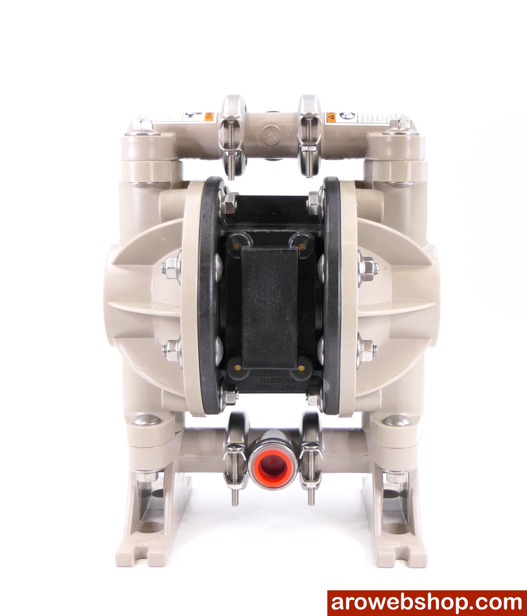 666053-0D2 ARO Double Diaphragm Pump 1/2" Plastic, Rotatable Connections, Air-Operated