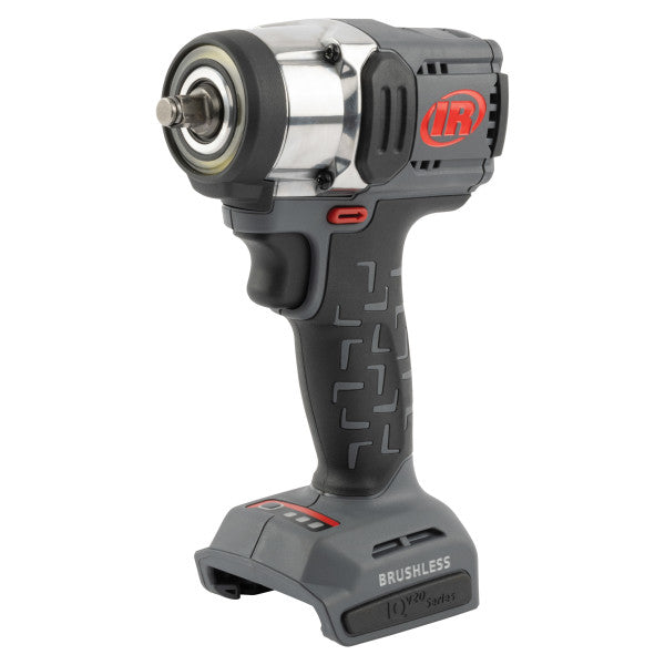 Atornillador de impacto a batería 3/8" Ingersoll Rand W3131 Compacto sin batería, vista lateral inclinada izquierda