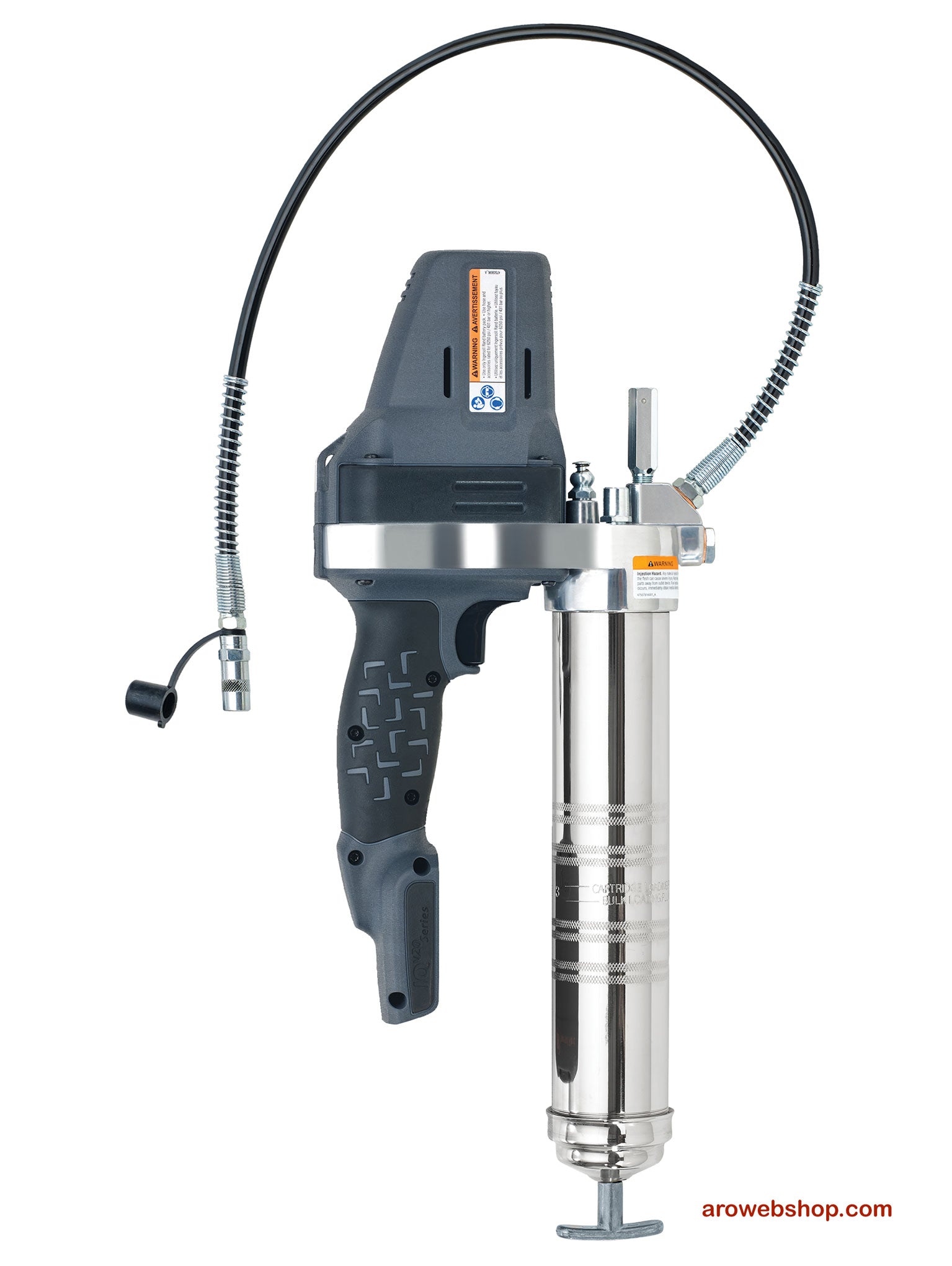 Bombilla de grasa recargable 20 V LUB5130 Ingersoll Rand Máquina sin accesorios, vista lateral derecha