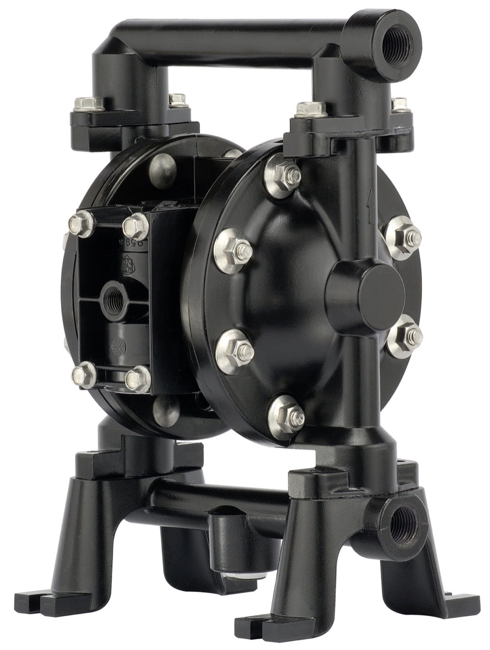 PD05A-AAS-FCC-B ARO Bomba de doble membrana 1/2" de aluminio, puerto único, accionada por aire comprimido, conforme a ATEX