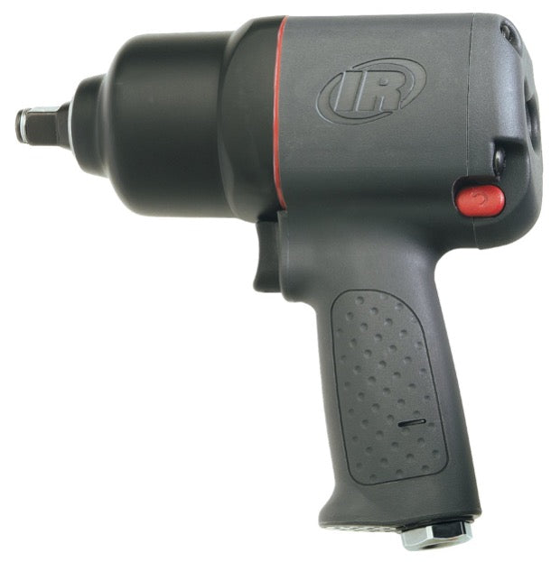 Zestaw kluczy udarowych pneumatycznych 1/2” 2130XP-K Ingersoll Rand z 10 kluczami nasadowymi, widok z lewej strony