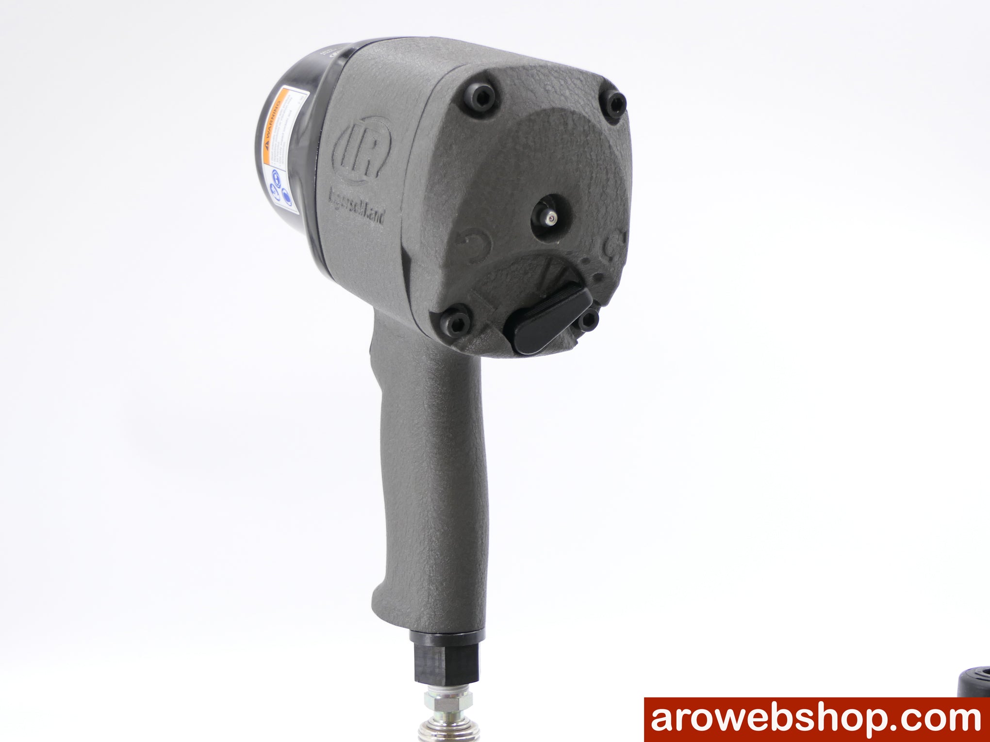 Klucz udarowy pneumatyczny 2161XP 3/4” Ingersoll Rand, ukośny widok z boku po lewej stronie i widok z tyłu