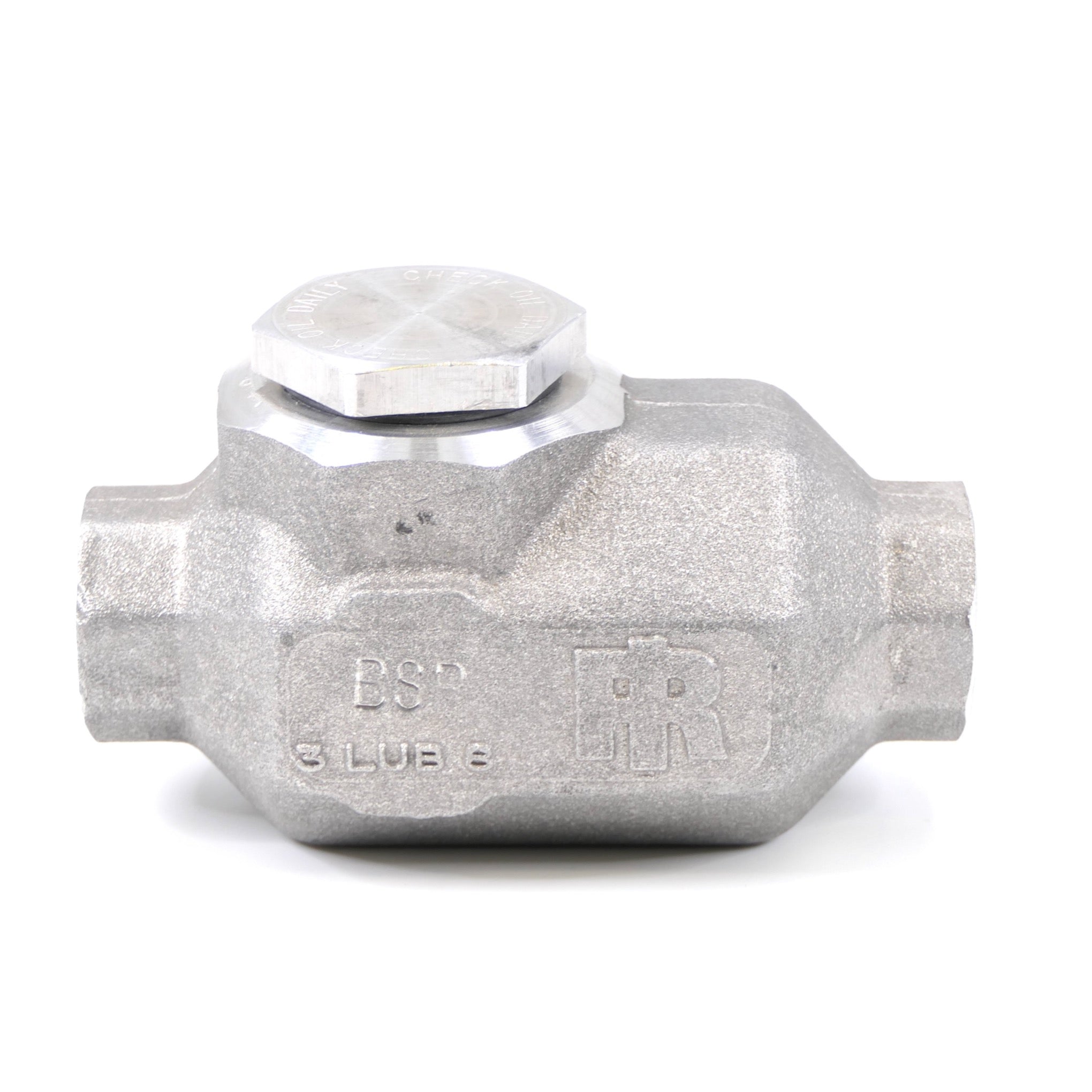 Olejnik przewodowy 1/2" BSP 3LUB8 Ingersoll Rand, widok z boku