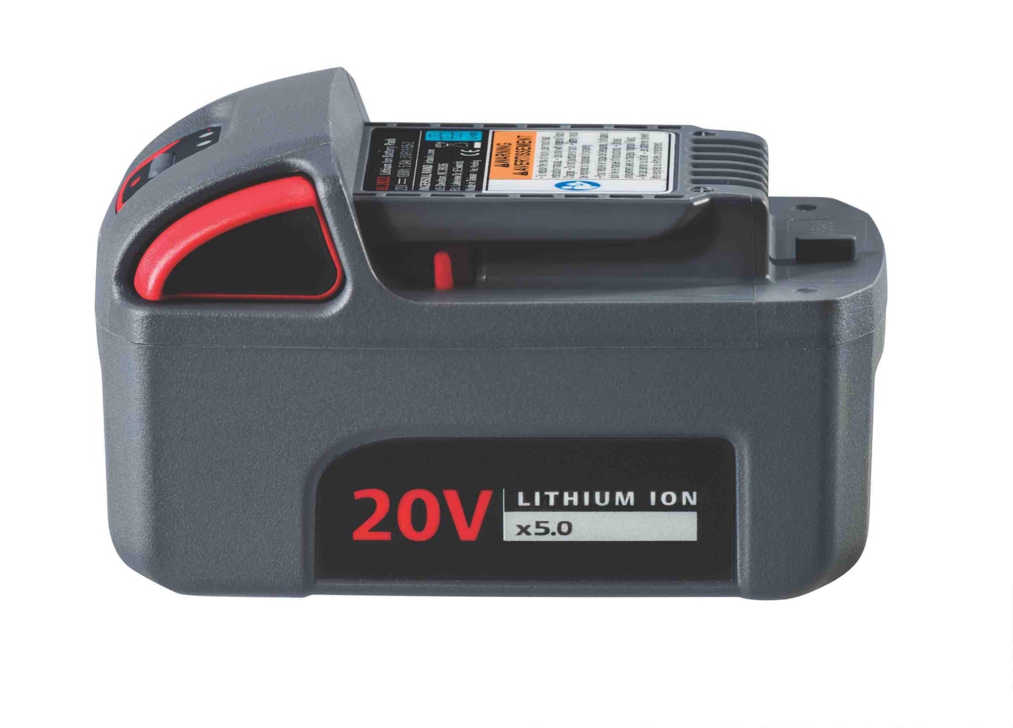BL2022 AKKU Li-Ion 20 V 5,0 Ah Ingersoll Rand Widok z boku po lewej stronie i z góry