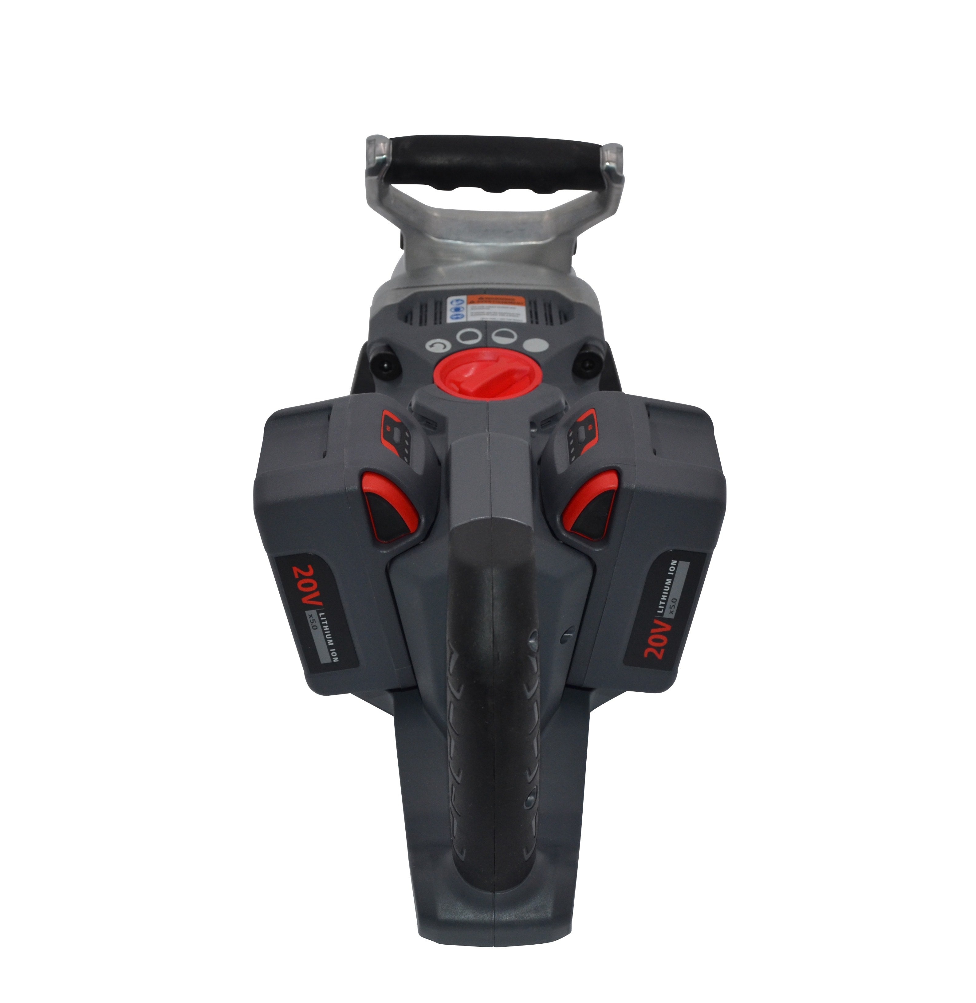 Klucz udarowy AKKU z zestawu SET W9491-K4E-EU 4x AKKU 20V 1" Ingersoll Rand, maszyna z 2x AKKU Widok z tyłu od góry