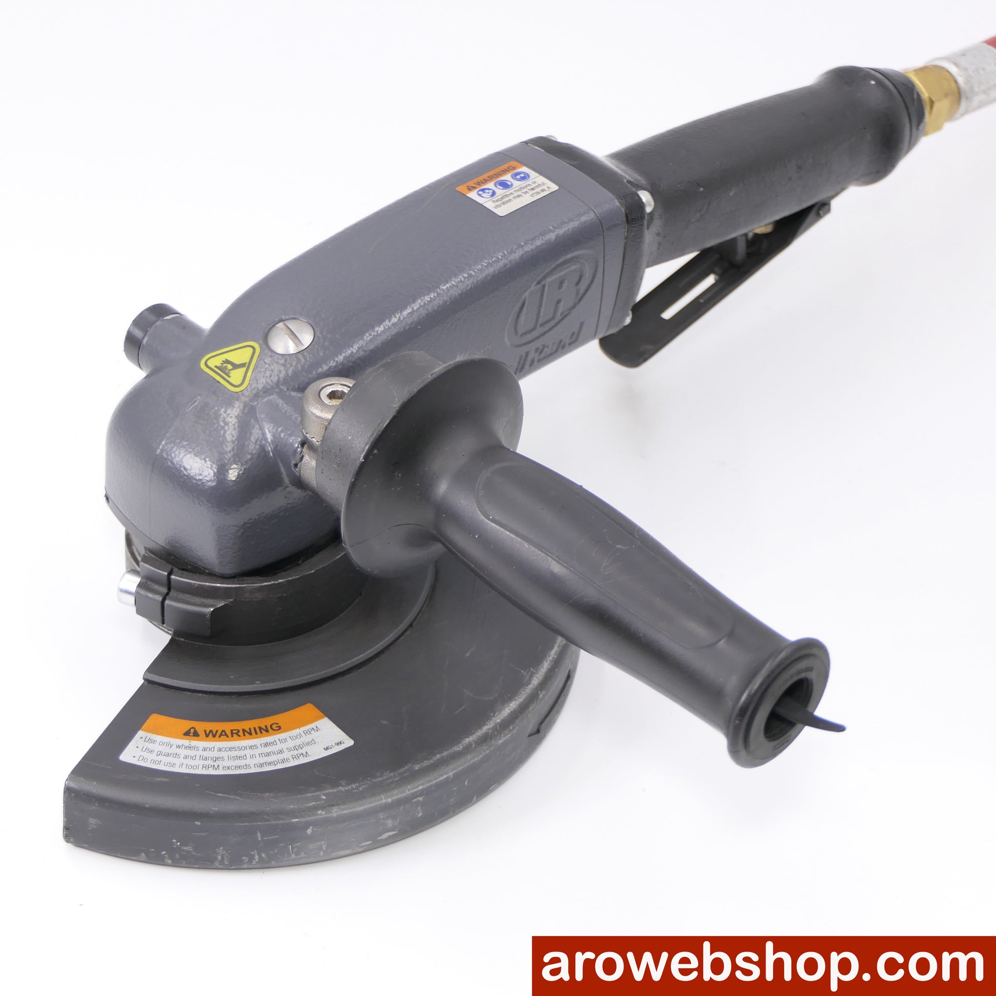 Industrie-Turbinen Schleifmaschine VT26 pneumatisch Ingersoll Rand "Vorführgerät" von oben und Seitenansicht links