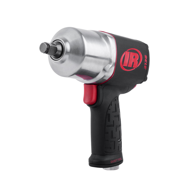Compressed air impact wrench 1/2" 2136QXPA Ingersoll Rand - replaces 2135QXPA, front and angled left side view