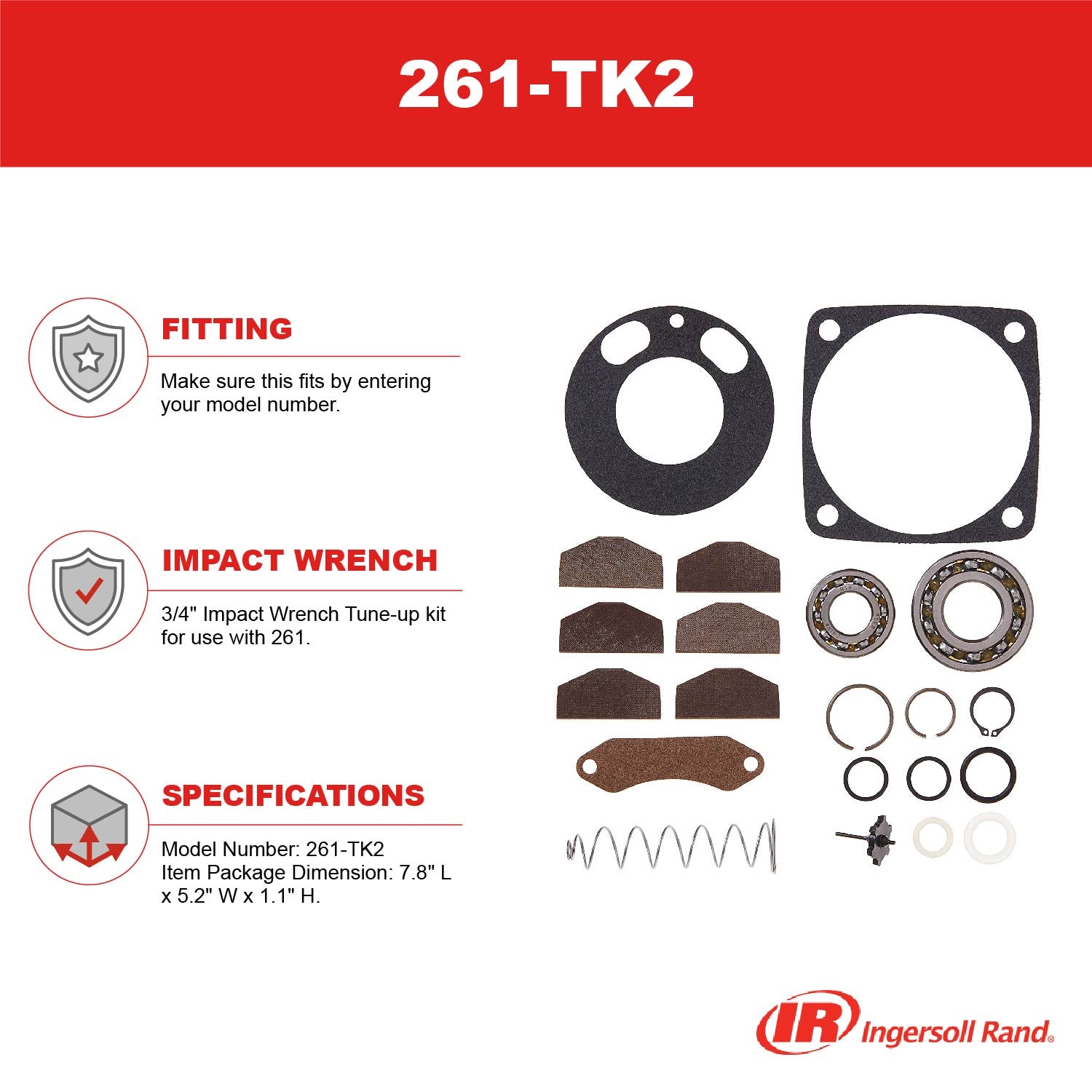 261-TK2 Tune Up KIT for Series 261 3/4"