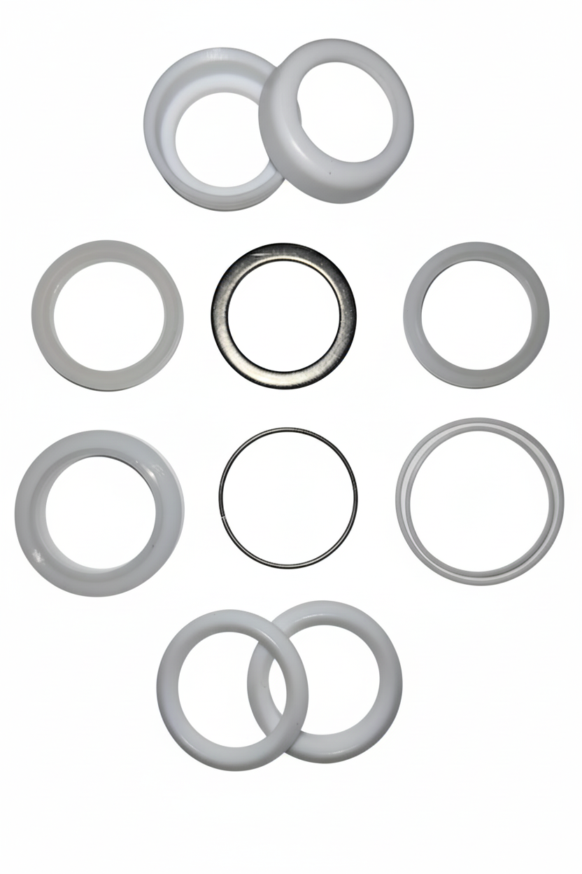 Seals on a white background