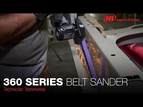 Short video description of the 360-313 and 360-418 belt sanders and their use