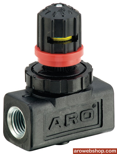 104104-NOX needle valve for air control, angled view