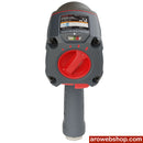 Impact wrench pneumatic 2146Q1MAX 3/4" Ingersoll Rand, rear view of machine with pressure gauge