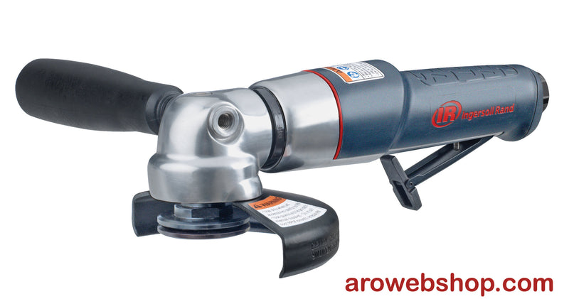 Pneumatic angle grinder 3445MAX-M Ingersoll Rand 12000 rpm, angled side view left