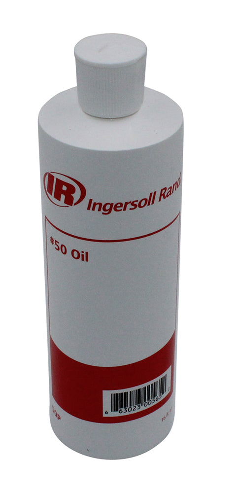 50P Oil for pneumatic grinders and impact wrenches, 0.5 l bottle from the front