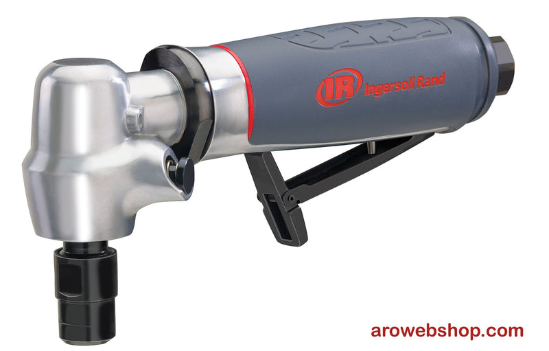 Compressed air angle grinder 5102MAX-M Ingersoll Rand 20000 rpm angled side view left