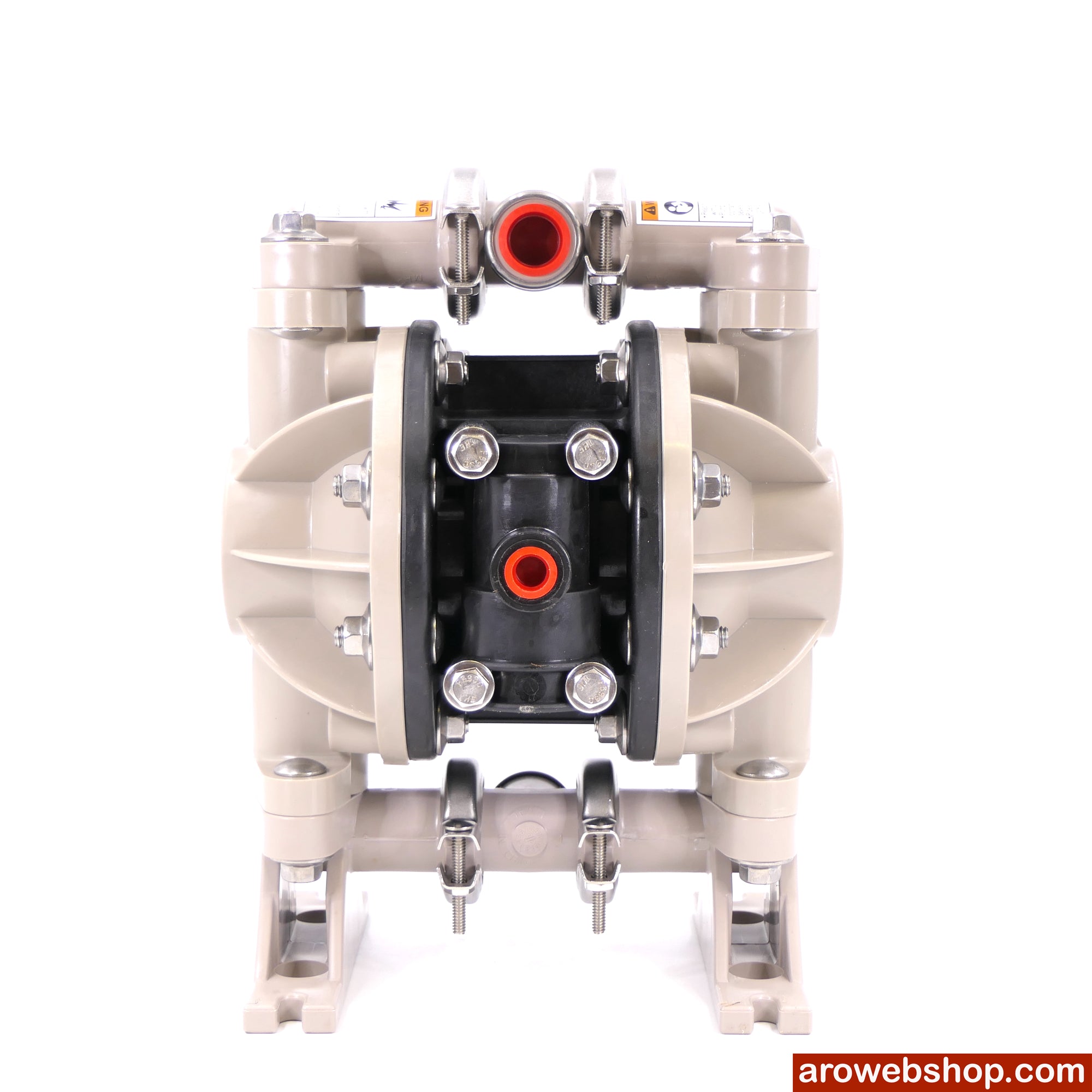 666053-0D2 ARO Double Diaphragm Pump 1/2" Plastic, Rotatable Connections, Air-Operated