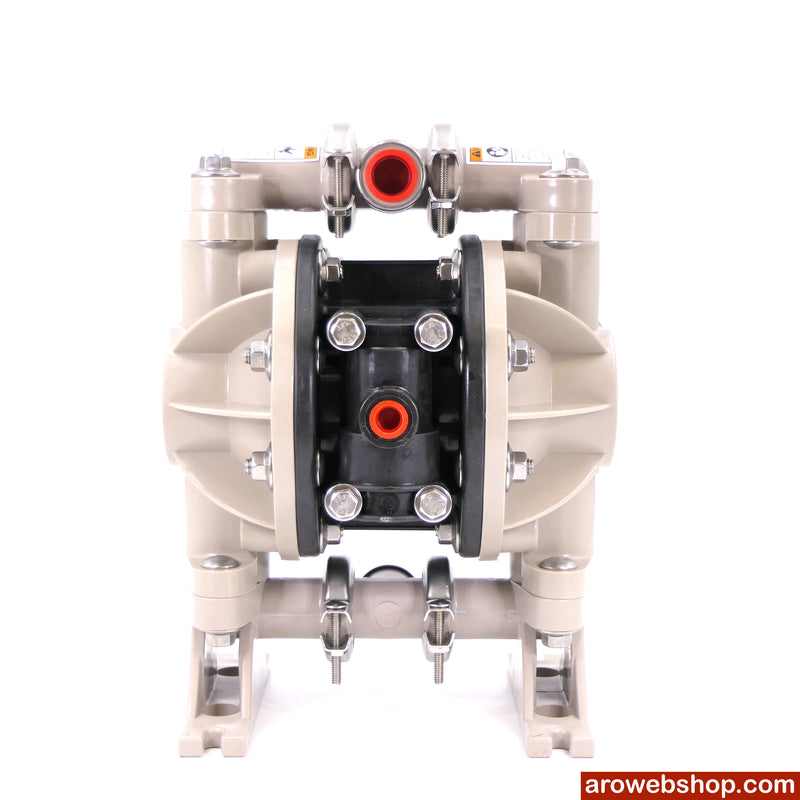666053-0D2 ARO double diaphragm pump 1/2" plastic, rotating connections, air operated
