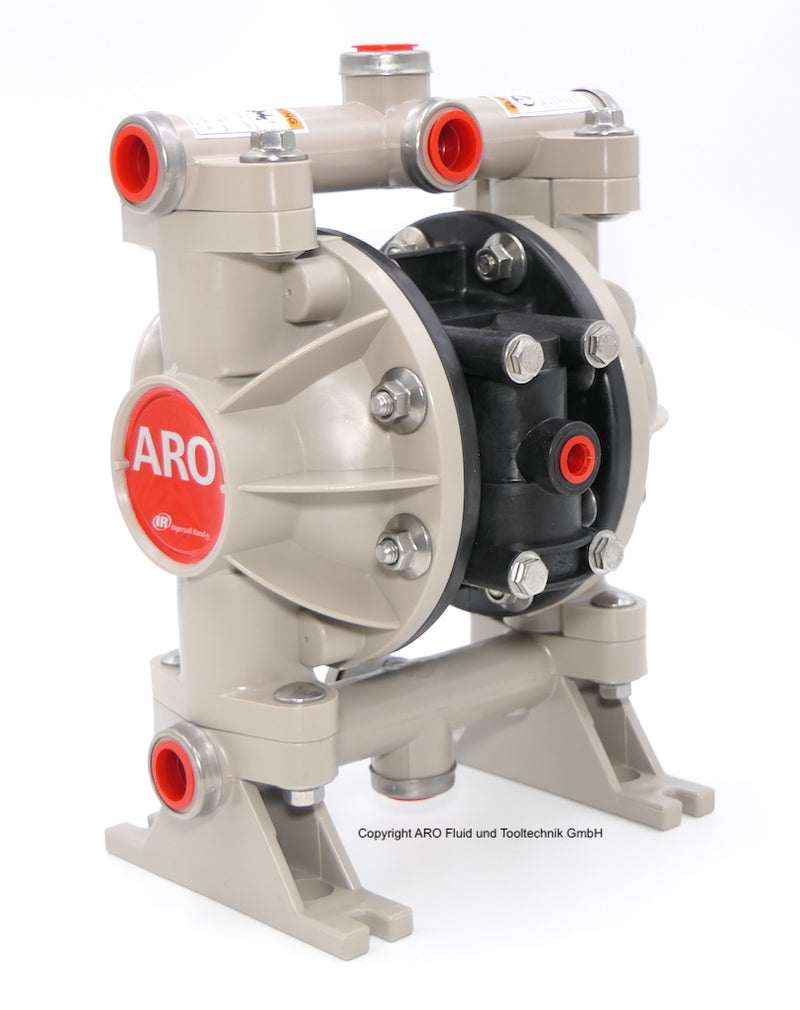 66605J-389 ARO double diaphragm pump 1/2" plastic, air operated