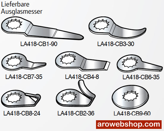 Glazing Knife for LA418A-EU Disc Cutting Tool Ingersoll Rand