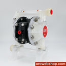 ARO double diaphragm pump 1/2" plastic - air operated - dosing pump chemical industry PD05P-BPS-PAA-B