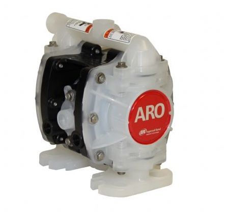 ARO Double diaphragm pump 1/4" plastic - air operated PD01 pump chemistry dosing pump arowebshop.com