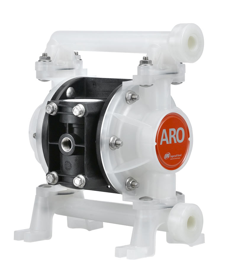 ARO double diaphragm pump 3/8" plastic - air operated