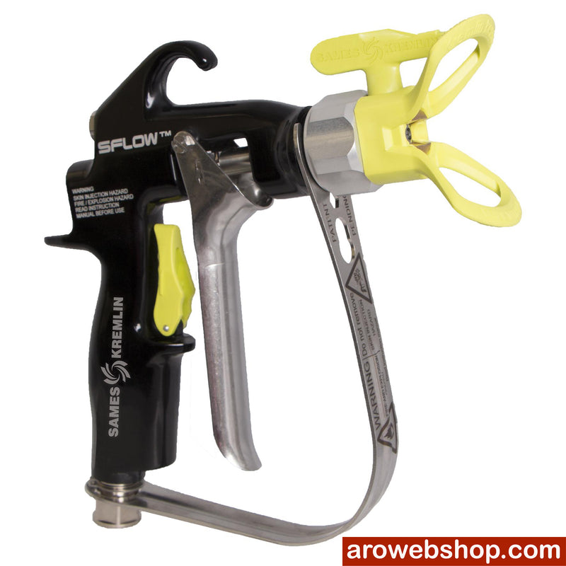 Sflow Airless® manual spray gun, angled side view right