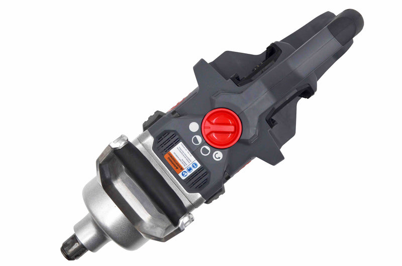 AKKU impact wrench W9491 2 x 20V with 1" drive from Ingersoll Rand, view from above of the machine with 4-way power regulator naked without battery