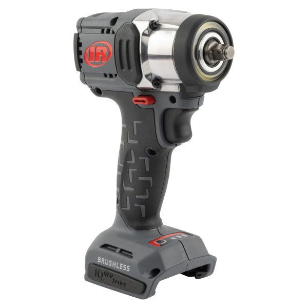 Atornillador de impacto a batería 3/8" Ingersoll Rand W3131 Compacto sin batería, vista lateral inclinada desde la derecha