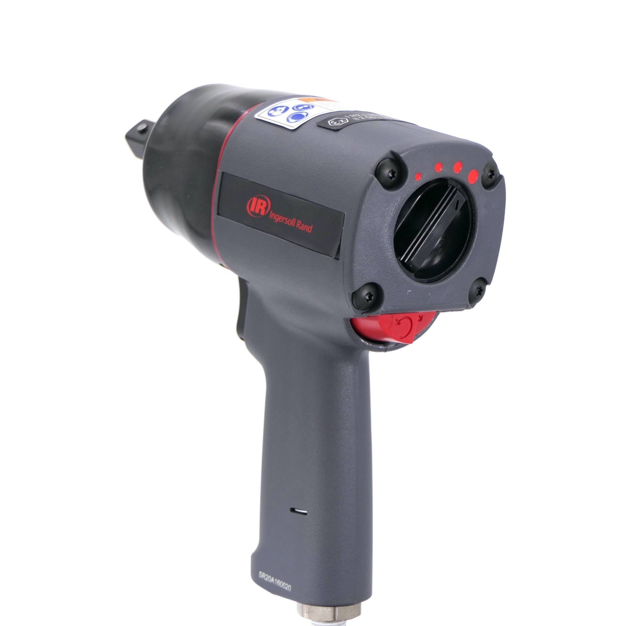 Atornillador neumático ATEX 1/2" 2131PEX Ingersoll Rand, vista trasera y lateral inclinada hacia la izquierda