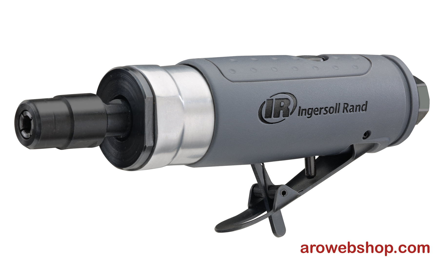 Amoladora recta neumática 308B-M Ingersoll Rand 25 000 rpm, vista lateral inclinada izquierda