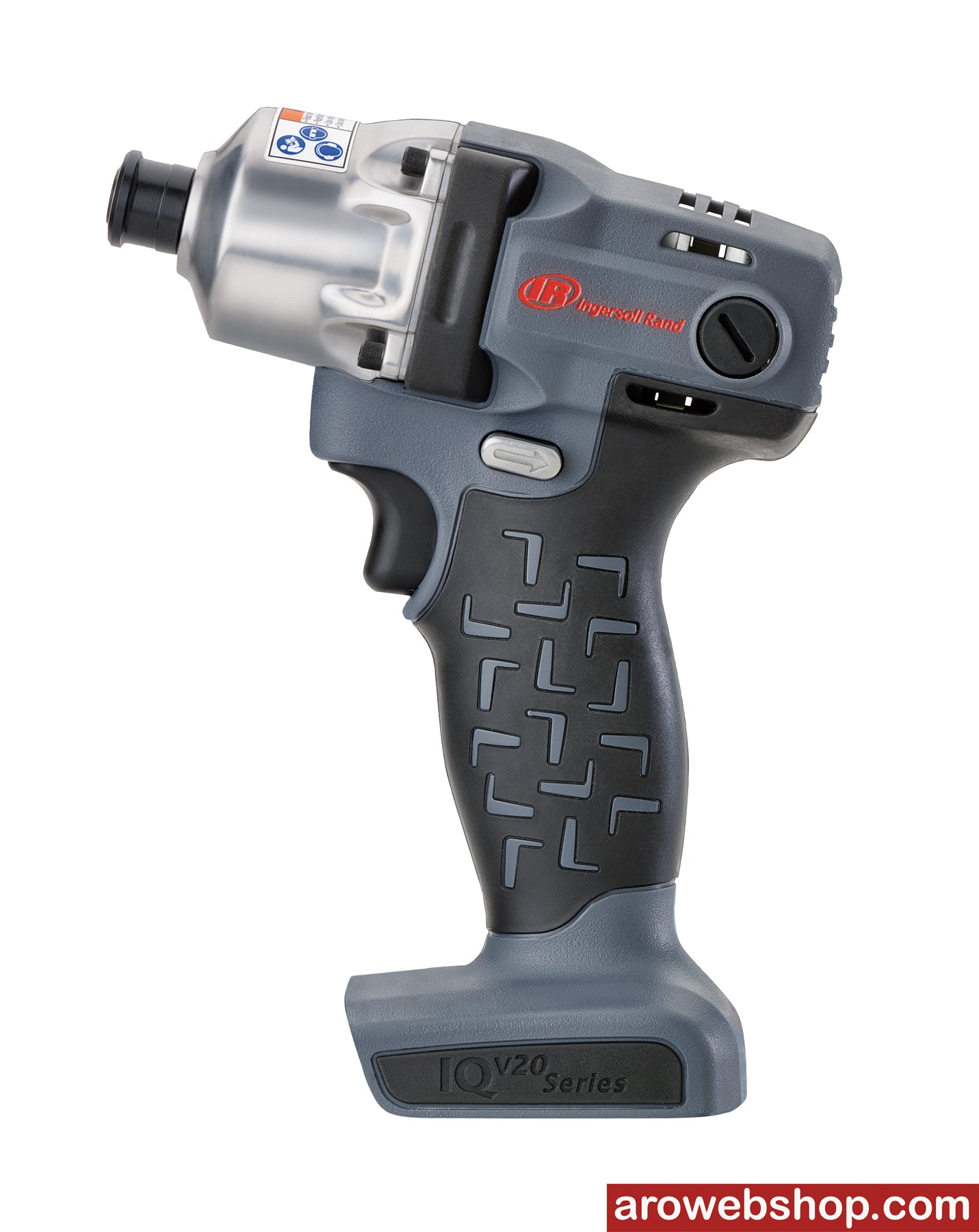 Atornillador de impacto con batería W5111 20 V 1/4" hexagonal Ingersoll Rand 215 Nm, máquina sin batería Vista lateral izquierda