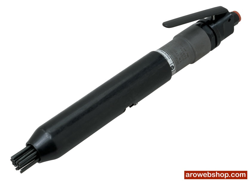 Kit de débourrage pneumatique 182K1 Ingersoll Rand, débourreur vu de côté en oblique et vu de dessus