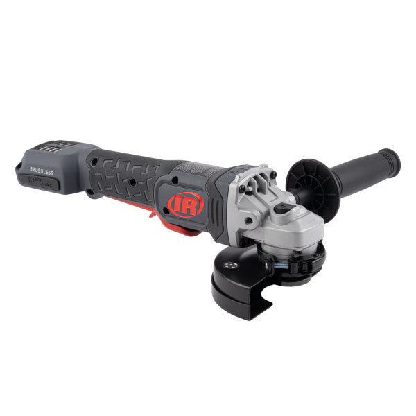 Szlifierka kątowa AKKU G5351M 20V 115/125 Ingersoll Rand bez AKKU, widok z przodu po prawej stronie