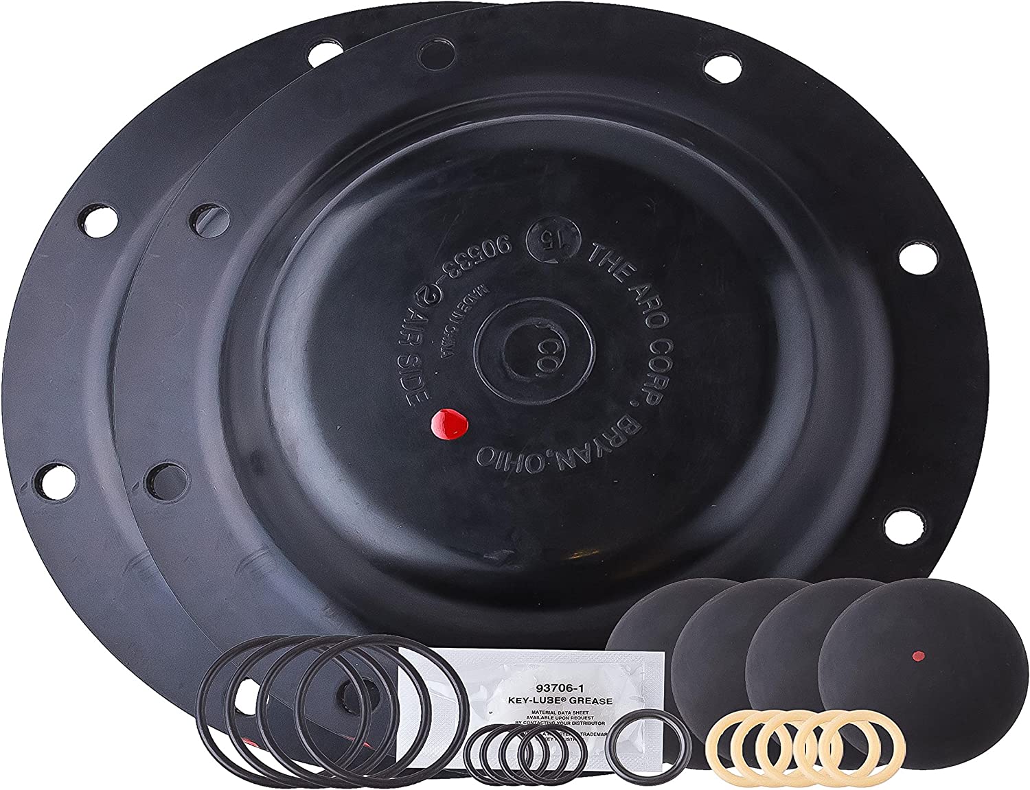 637119-22-C Zestaw serwisowy AROServicekit Nitrile wraz z membraną i wszystkimi niezbędnymi uszczelkami oraz smarem do serwisowania części płynowej