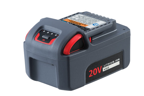 BL2022 AKKU Li-Ion 20V 5,0 Ah Ingersoll Rand od góry i widok z boku po lewej stronie