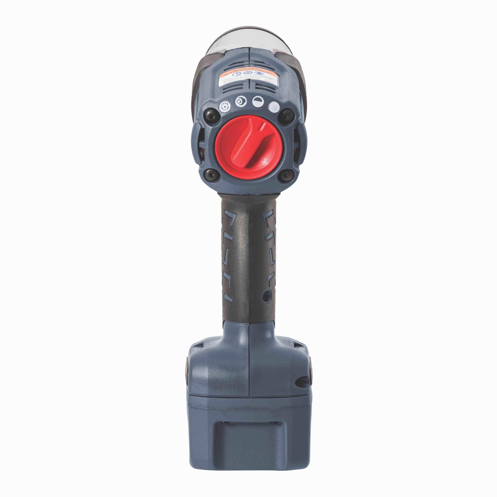 Zestaw wkrętarki udarowej AKKU 20 V 1/2” W5153-K22B-EU Ingersoll Rand 500 Nm, maszyna z akumulatorem 5,0 Ah, widok z tyłu