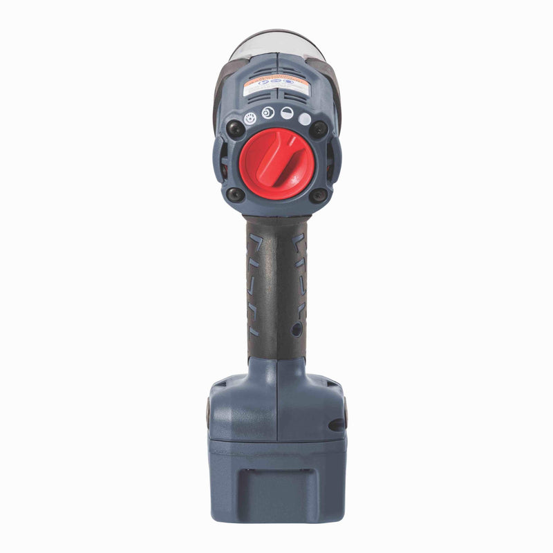 Klucz udarowy ACCU SET 20V 1/2" W5153-K22B-EU Ingersoll Rand 500 Nm, maszyna z modułem ACCU 5,0 Ah, widok z tyłu