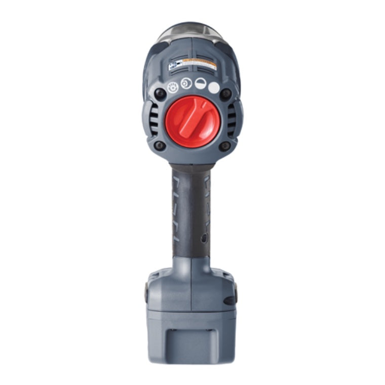 AKKU Klucz udarowy W7172 20 V 3/4” Ingersoll Rand 2033 Nm Widok tylny maszyny z regulatorem mocy 