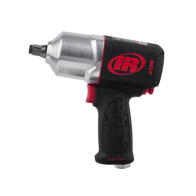 Stlačený vzduchový rázový uťahovač 1/2" 2136QXPA Ingersoll Rand - nahrádza 2135QXPA, pohľad zľava