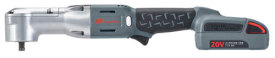 AKKU uhlový rázový uťahovák zo SET-u W5330-K12-EU 20V 3/8" Ingersoll Rand stroj pohľad zľava s 1x AKKU Li-Ion