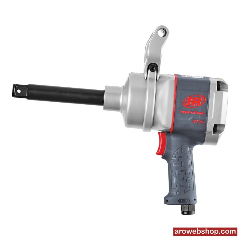 Stlačený pneumatický rázový uťahovač 1" 2175MAX-6 Ingersoll Rand s pištoľovou rukoväťou, pohľad zľava