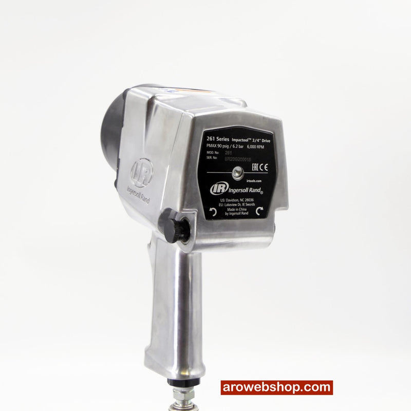 Stlačený pneumatický rázový uťahovač 3/4" 261-EU Ingersoll Rand, pohľad zozadu