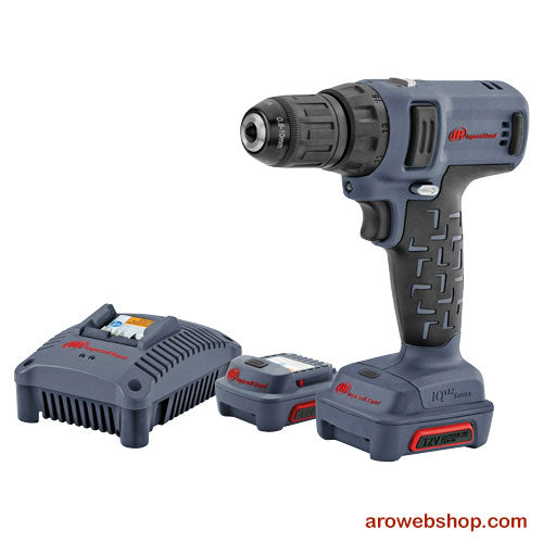 AKKU vŕtačka 12V SET D1130EU-K2 Ingersoll Rand, stroj vpravo s 2x batériou, nabíjačkou