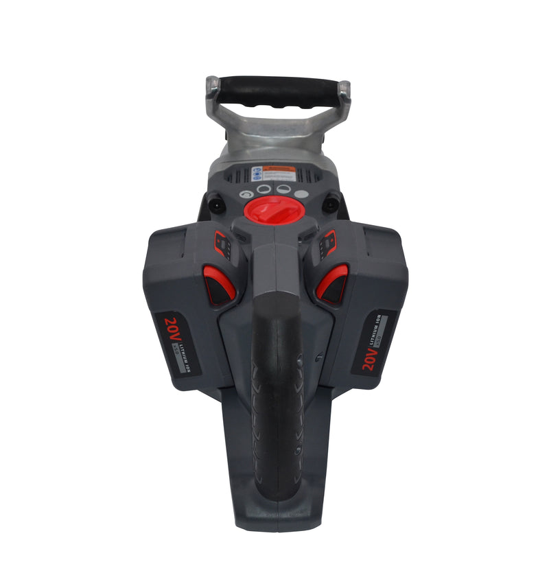 AKKU rázový uťahovač zo SET W9491-K4E-EU 4x AKKU 20V 1" Ingersoll Rand, stroj s 2x AKKU Pohľad zhora zozadu
