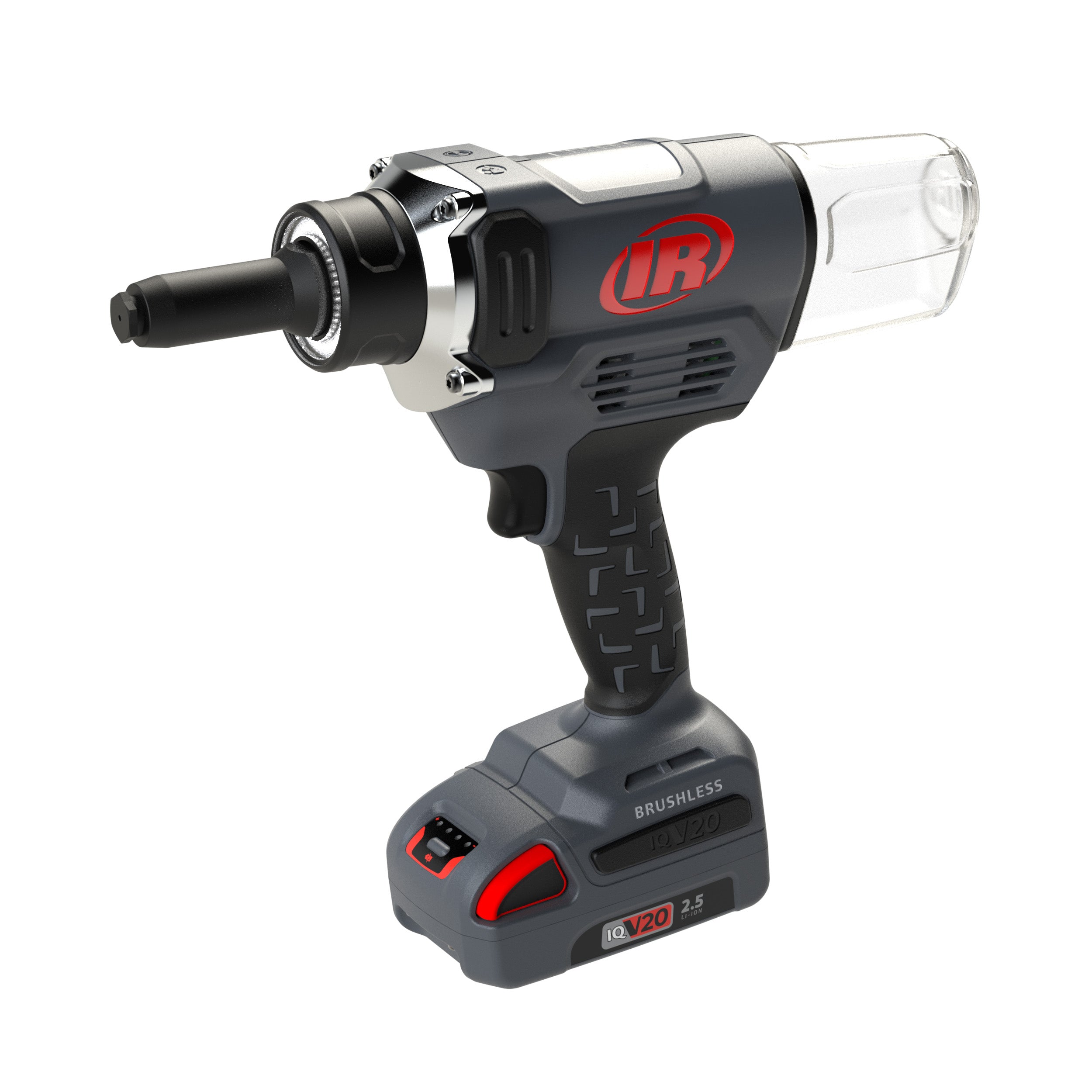 Professionelles Ingersoll Rand IQV20™ Blindnietwerkzeug mit LED-Ringlicht
