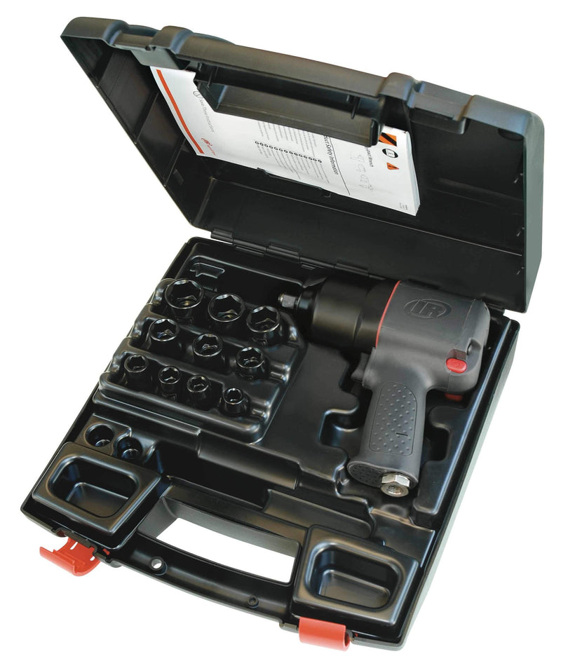 Druckluft Schlagschrauber Kit 1/2“ 2130XP-K Ingersoll Rand mit 10 Steckschlüsseln im Hartschalenkoffer