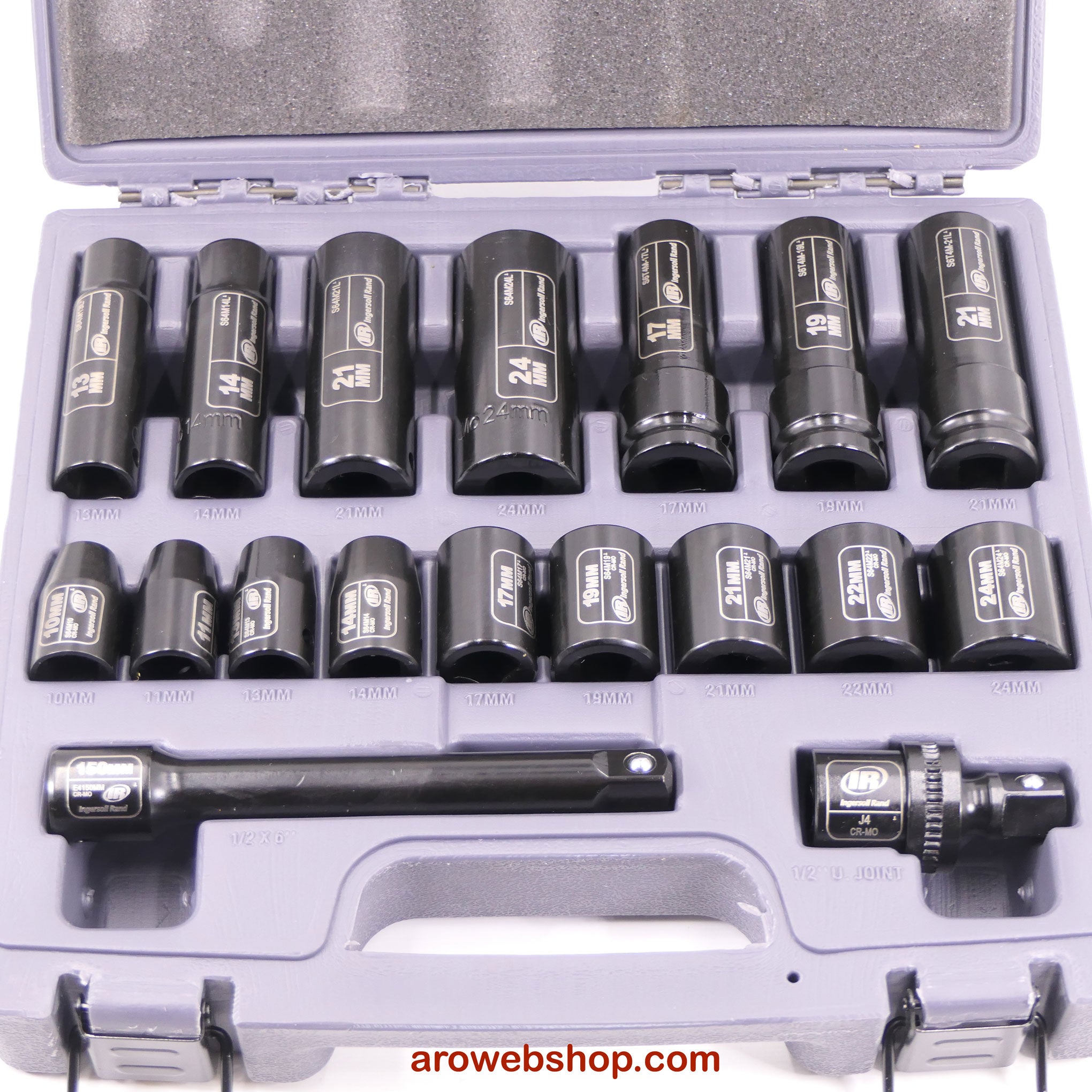SK4M18N Impact Socket Set Steckschlüsselsatz  mit 1/2" Vierkantantrieb metrisch für schlagende Werkzeuge
